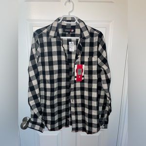 NWT Unisex Custom Plaid Shirt